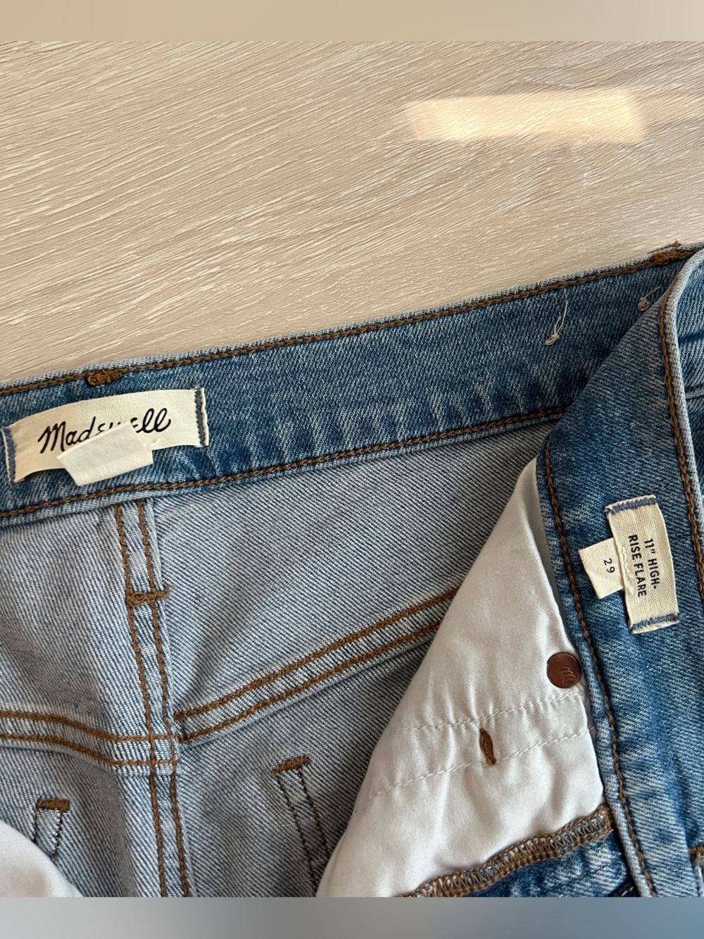 Madewell High Rise flare jeans - Picture 2 of 5
